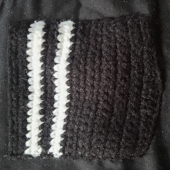 Black knit pocket button down - Picture 3 of 5